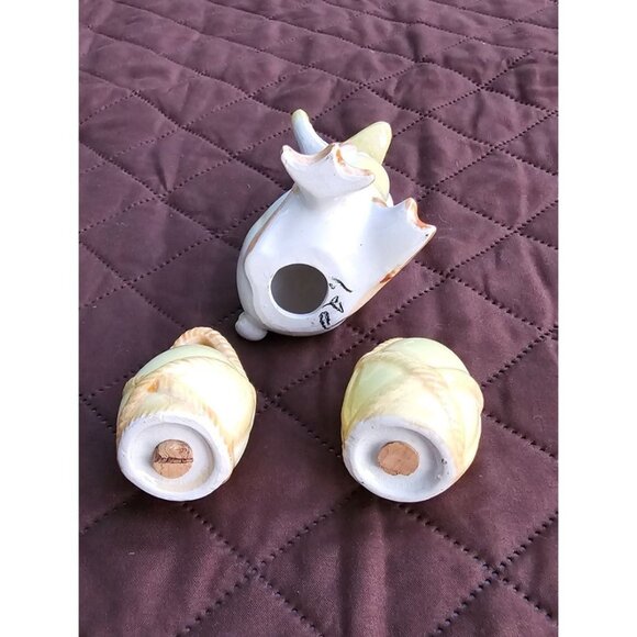 Vtg Anthropomorphic 3 Piece Duck w Eggs Salt and Pepper Shakers Japan - Picture 4 of 9